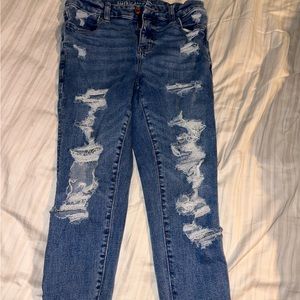 American eagle stretch skinny jeans size 4